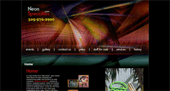 Desktop Screenshot of neon-specialties.com